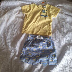 tiny little ants top and shorts